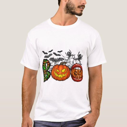 ハロウィン・ブー Tシャツ (正面)