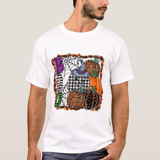 ハロウィン・ブー Tシャツ (正面)