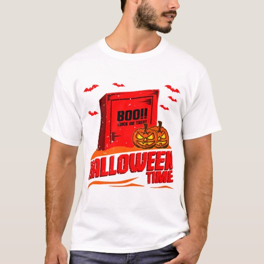 ハロウィン・ブー Tシャツ (正面)