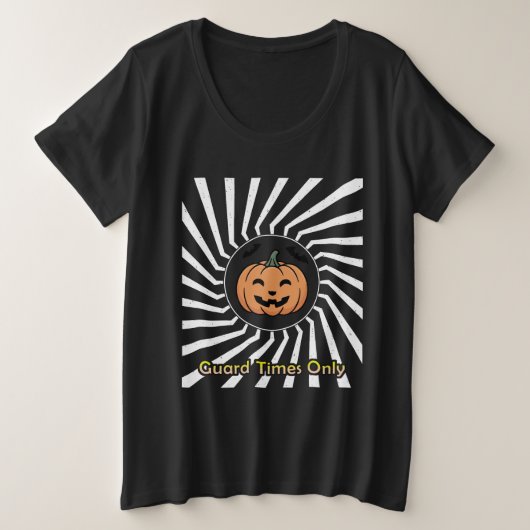 ハロウィン プラスサイズTシャツ (デザイン正面)