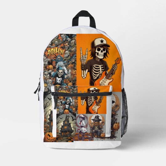 ハロウィン プリントバックパック (正面)