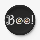 ハロウィン プレート お祭り BOO! 紙皿 (正面)