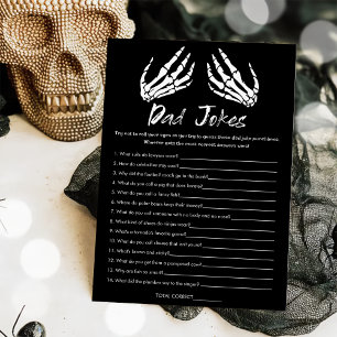 ハロウィン ベイビー シャワー ダッド ジョーク ゲーム カード