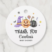 ハロウィン ベイビー シャワー フェイバータグ (正面)