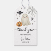 ハロウィン ベイビー シャワー 折りたたみ サンクス ギフトタグ (正面)