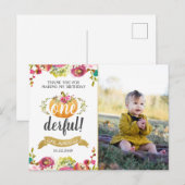 ハロウィン ベイビー 誕生日おめでとう ポストカード (正面/裏面)