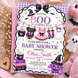 ハロウィン・ベビーシャワーお届け目前!リトル・ブー 招待状