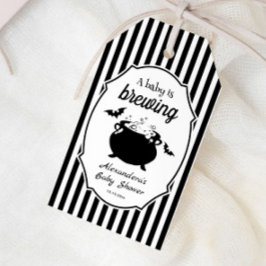 ハロウィン・ベビーシャワーのお返しギフト Baby Brewing ギフトタグ