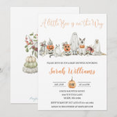 ハロウィン ベビーシャワーの招待状 招待状 (正面/裏面)