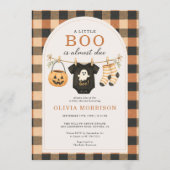 ハロウィン＋ベビーシャワーの「All in One Little Boo」 招待状 (正面)