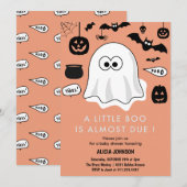 ハロウィン ベビーシャワー招待状 10月 招待状 (正面/裏面)