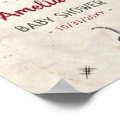 ハロウィン ベビーシャワー ドア ウォール ウェルカム オーダーメイド ポスター (角)