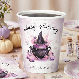 ハロウィン ベビーシャワー ピンク 赤ちゃんお披露目パーティー 紙コップ