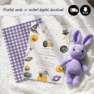 ハロウィン+ベビーシャワー+リトルブー 招待状