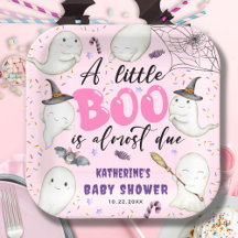 ハロウィン ベビーシャワー 女の子 ピンク リトルブー おばけ