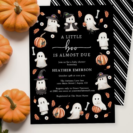 ハロウィン・ベビーシャワー 招待状