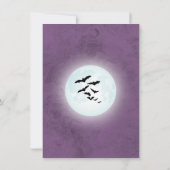 ハロウィン ベビーシャワー 招待状 (裏面)