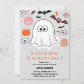 ハロウィン ベビーシャワー 招待状 かわいい (正面)