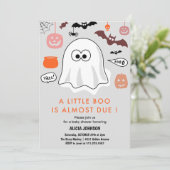 ハロウィン ベビーシャワー 招待状 かわいい (スタンド正面)