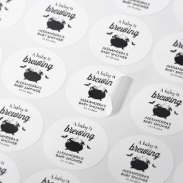ハロウィン ベビーシャワー Baby Brewing ラウンドシール