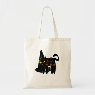 ハロウィン ベーシック ウィッチ 黒猫 トートバッグ