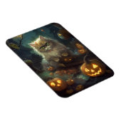 ハロウィン ペルシャ猫 かぼちゃ スケアリー マグネット (右側)