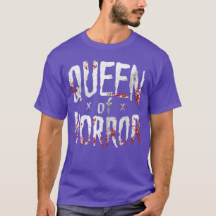 ハロウィン ホラー映画好きへのギフト ホラー好きな女王様 Tシャツ