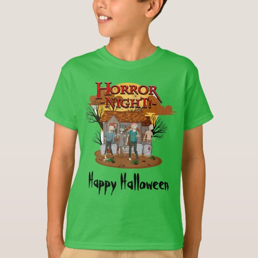 ハロウィン ホラー ナイトを楽しもう Tシャツ (正面)