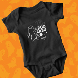 ハロウィン ホワイト ベビー おそろい Boo Crew ベビーボディスーツ