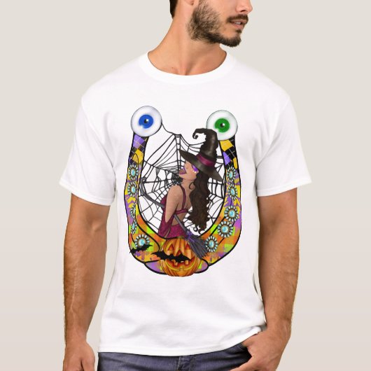 ハロウィン ホースシュー Tシャツ (正面)
