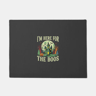 ハロウィン+ホーンテッド+ハウス+パンプキン+ブー ドアマット