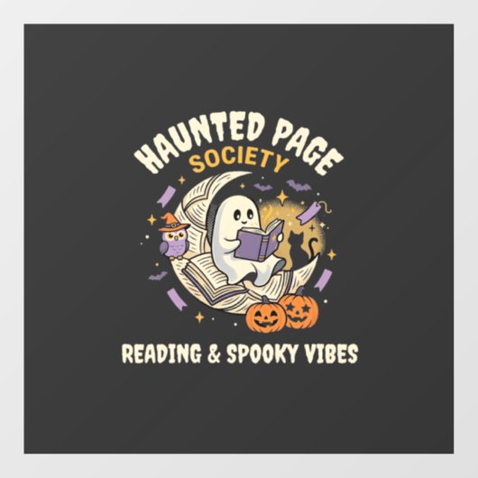 ハロウィン ホーンテッド リーディング ナイト ウィンドウサイン (シート)