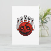 ハロウィン ボウリング ボウラー ボウリングウィーン パンツィー Tシャツ 招待状 (スタンド正面)