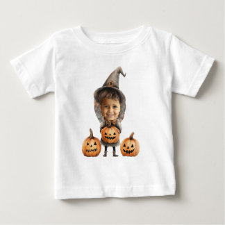 ハロウィン ボーイ フェイス カスタマイズ ベビーTシャツ