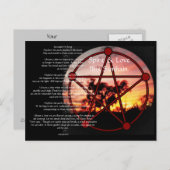 ハロウィン ポストカード (正面/裏面)