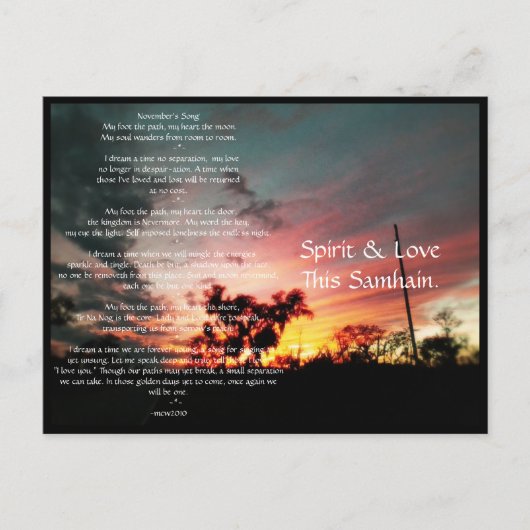 ハロウィン ポストカード (正面)