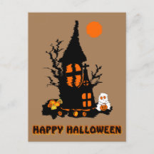 ハロウィン ポストカード