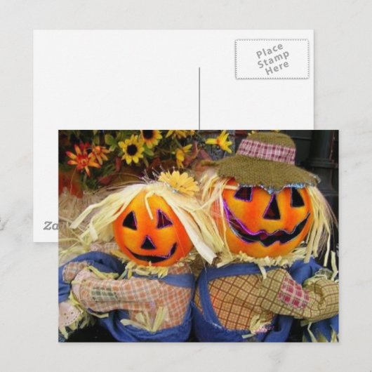 ハロウィン ポストカード (正面/裏面)