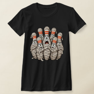 ハロウィン・マミー・ボウリング Tシャツ