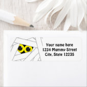 ハロウィン ミイラパーティー 招待状 住所ラベル ラベル (インサイチュ)