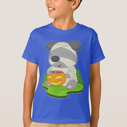 ハロウィン ミイラ犬 Tシャツ (正面)