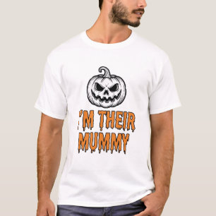ハロウィン ミイラ カボチャ ヴィンテージ 彫刻 Tシャツ デ