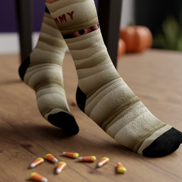 ハロウィン ミイラ モンスター おもしろい スプーキー ソックス