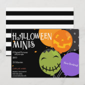 ハロウィン ミニ撮影用 ちらしデザイン 招待状 (正面/裏面)