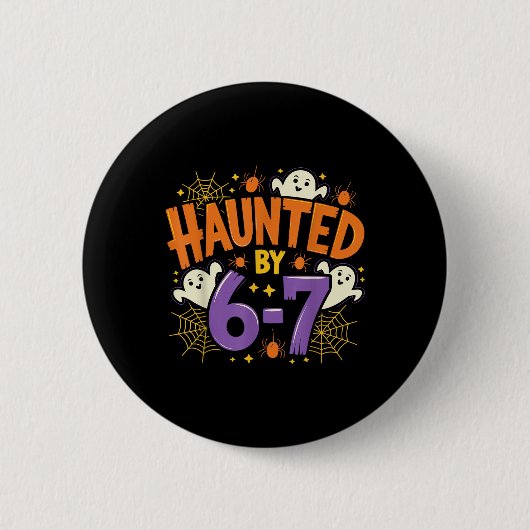 ハロウィン ミーム 骸骨 ハンド 缶バッジ (正面)