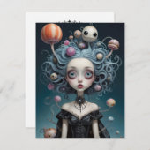 ハロウィン メッセージカード ノートカード (正面/裏面)