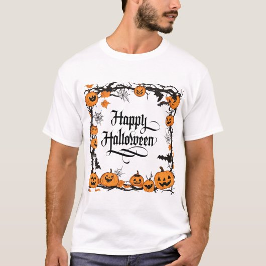 ハロウィン メンズTシャツ Tシャツ (正面)
