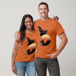ハロウィン モノグラム レター D Tシャツ
