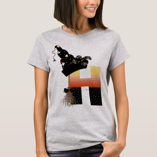 ハロウィン モノグラム H Tシャツ (正面)