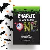 ハロウィン モンスターズ スプークタキュラー 1歳の誕生日 招待状